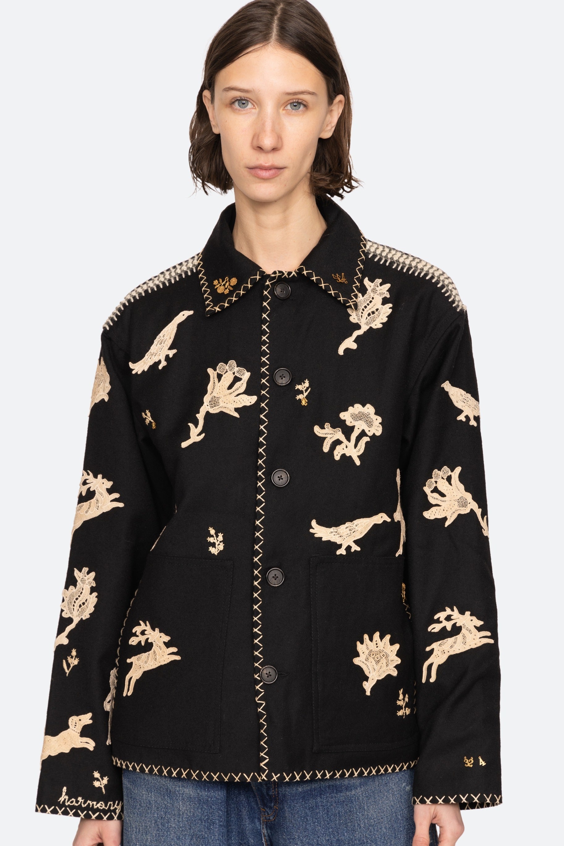 Sea New York Mika Applique Jacket