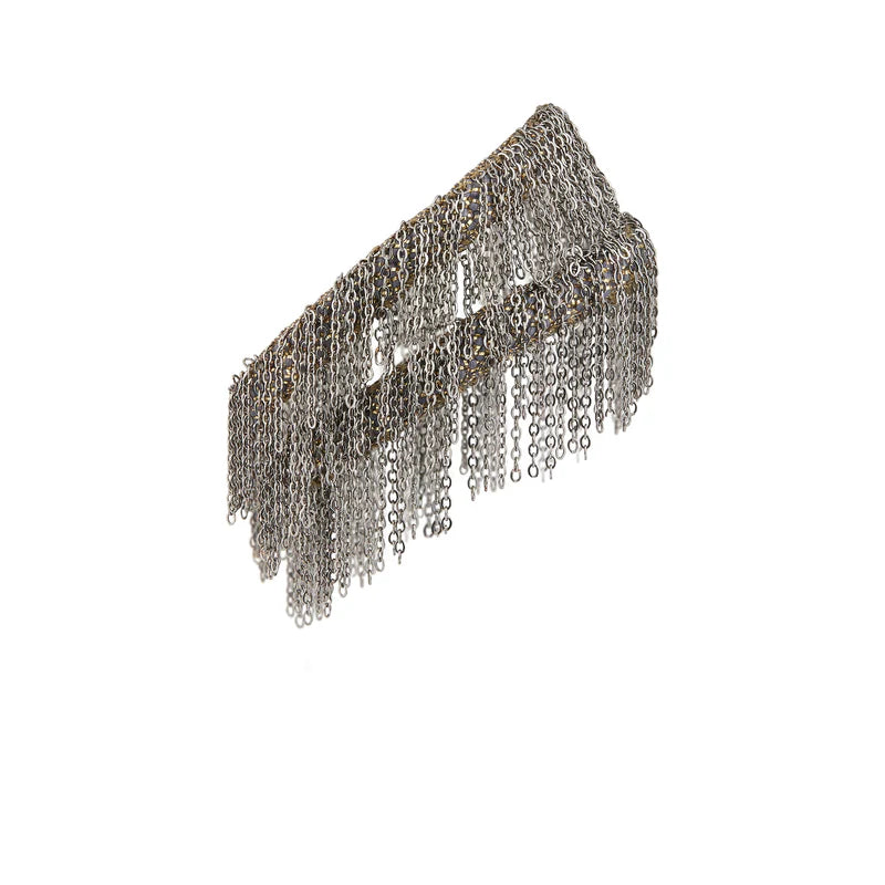 Marie Laure Chamorel Double Wrap Bracelet Ruthenium