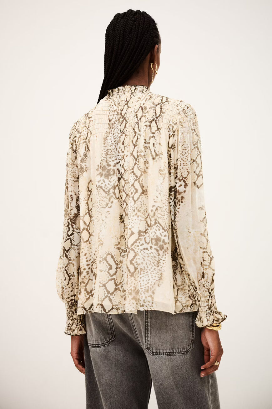 Ba&sh Shamy Blouse in Ecru