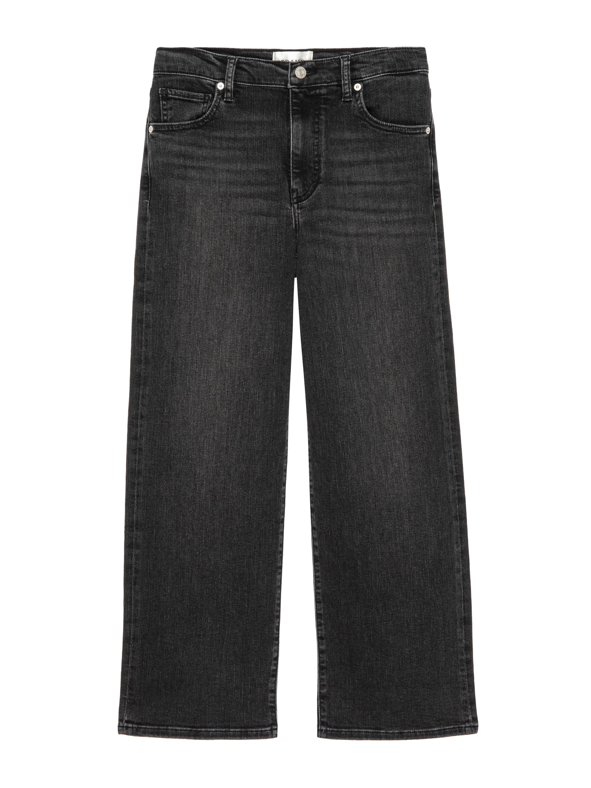 Black jeans on a white background
