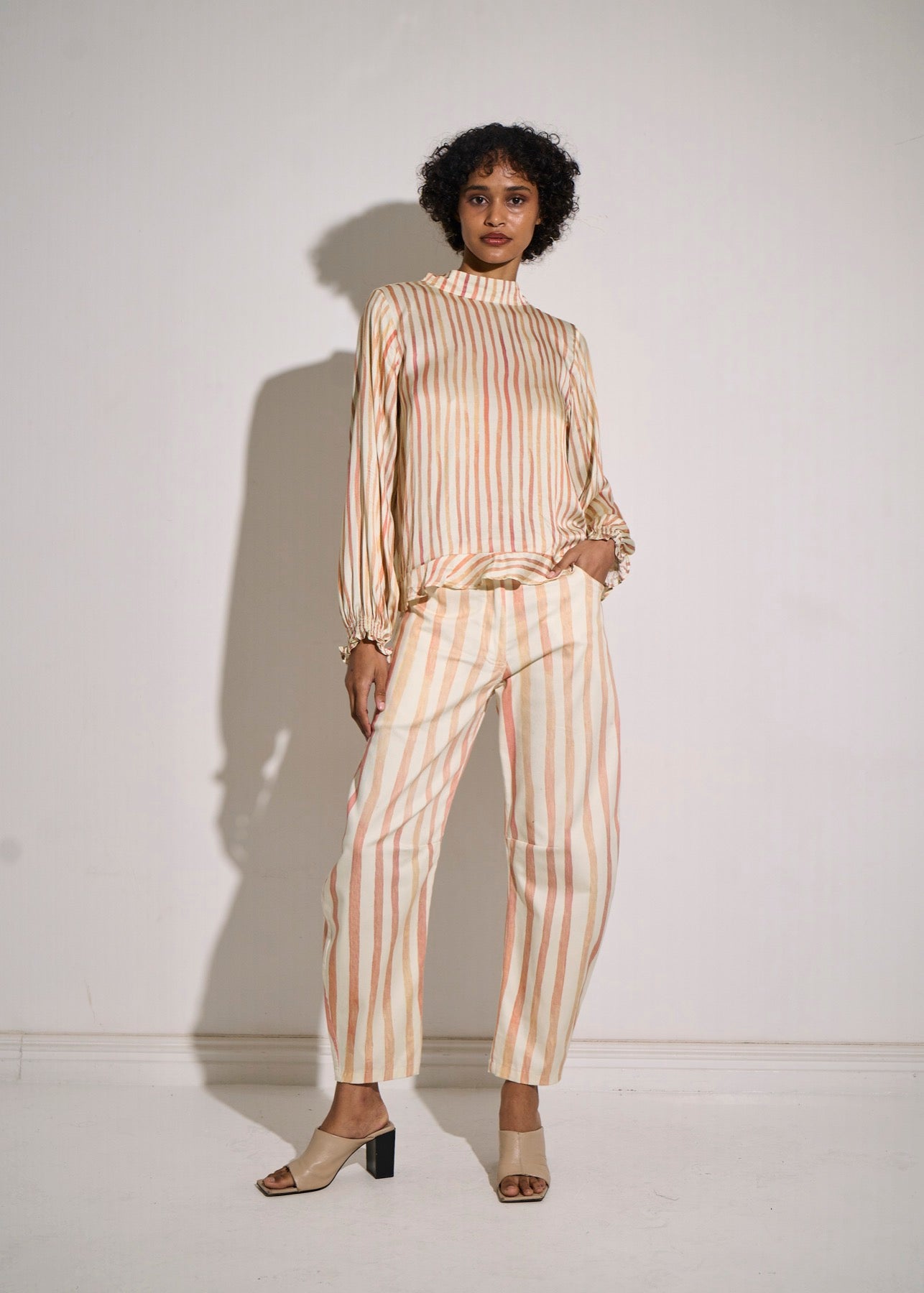 Asha Eleven Pipa Trousers Pink City