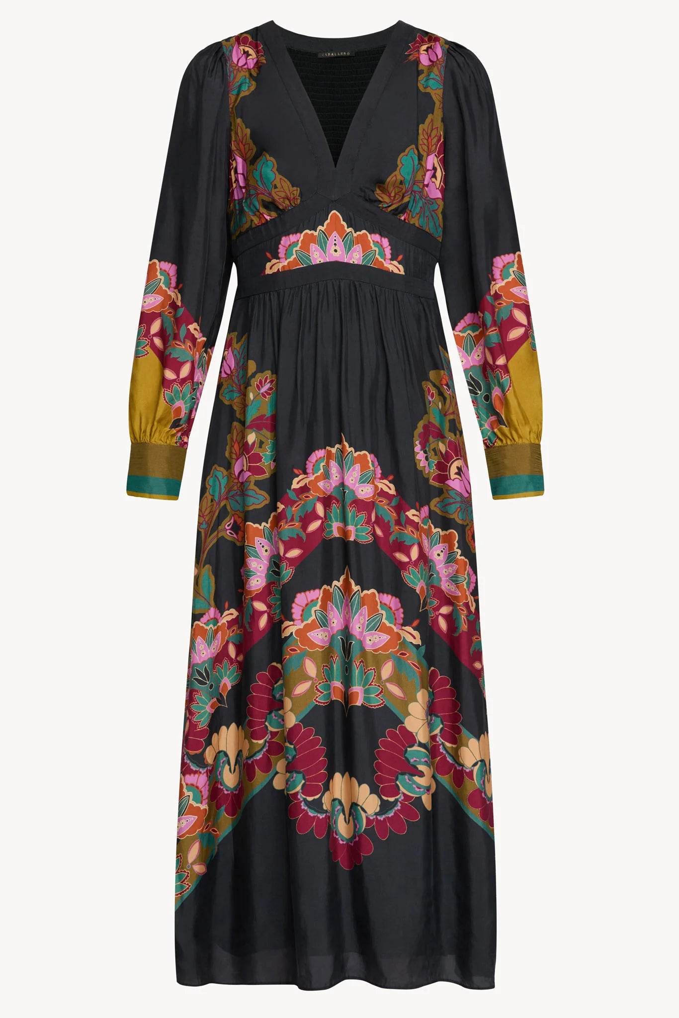 Caballero Perle Dress in Lacquer Bush Lily