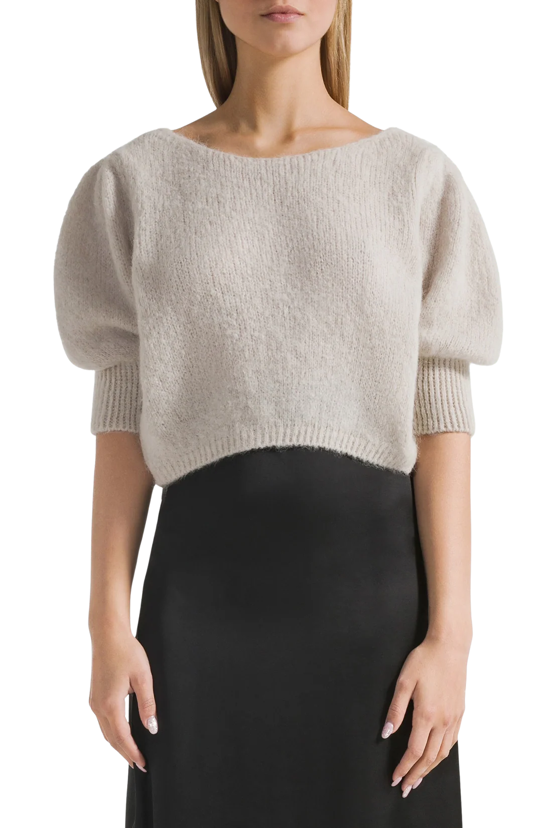 American Dreams Manda Alpaca Cardigan in Beige