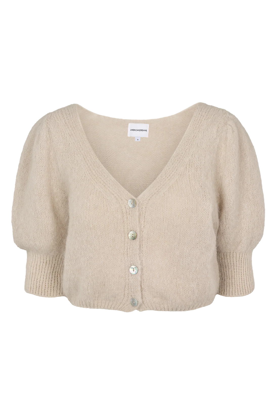 American Dreams Manda Alpaca Cardigan in Beige