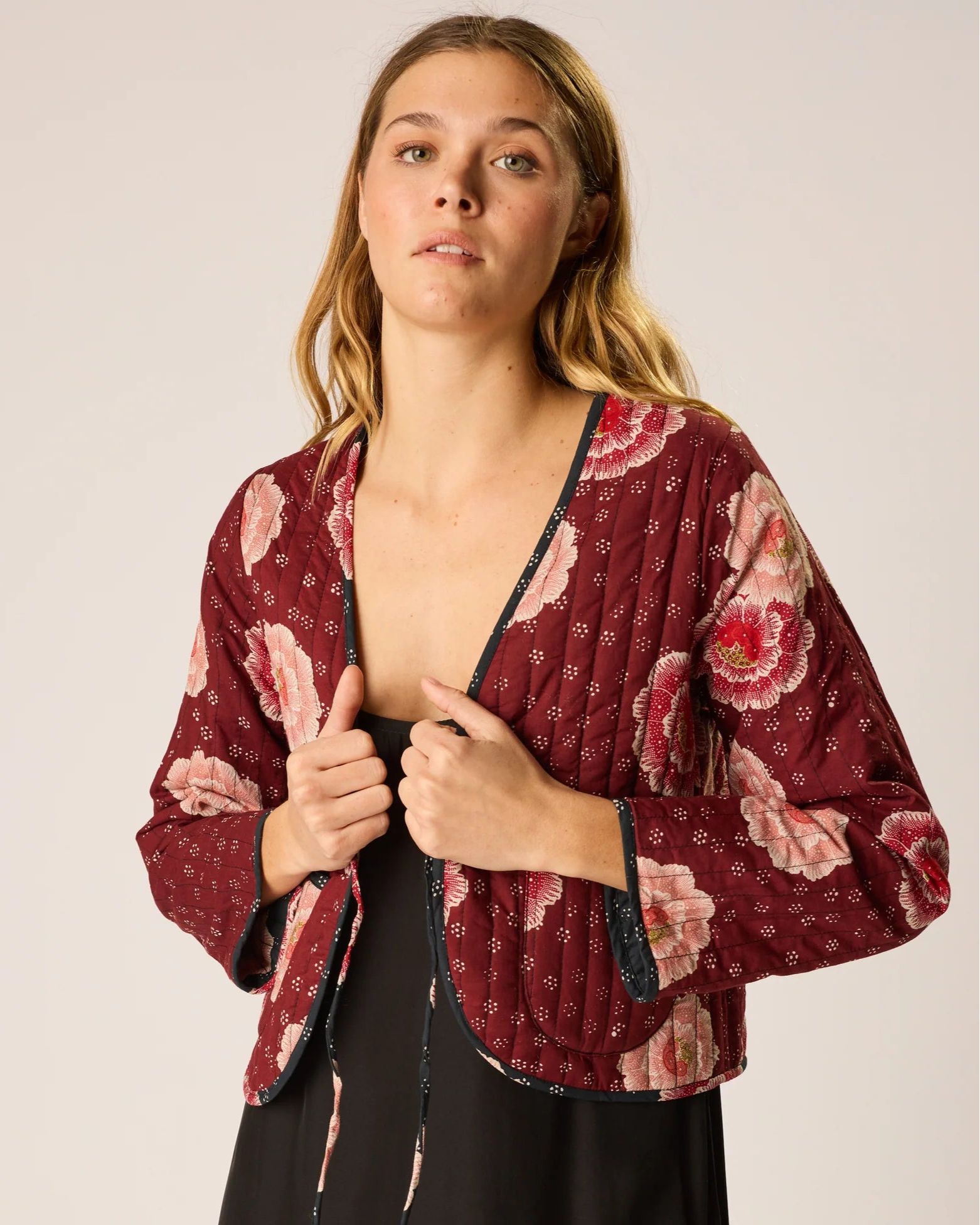 Natalie Martin Saskia Jacket Poppy Combo