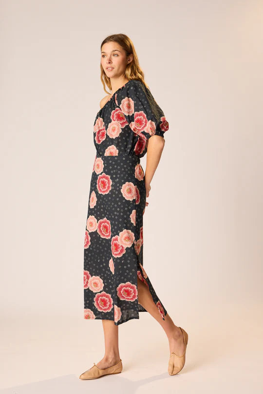 Natalie Martin Anita Skirt in Poppy Indigo