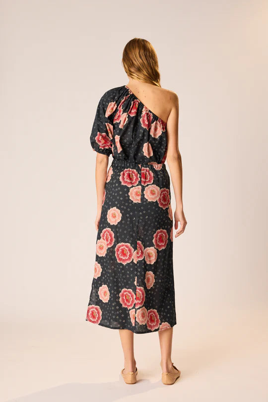 Natalie Martin Anita Skirt in Poppy Indigo