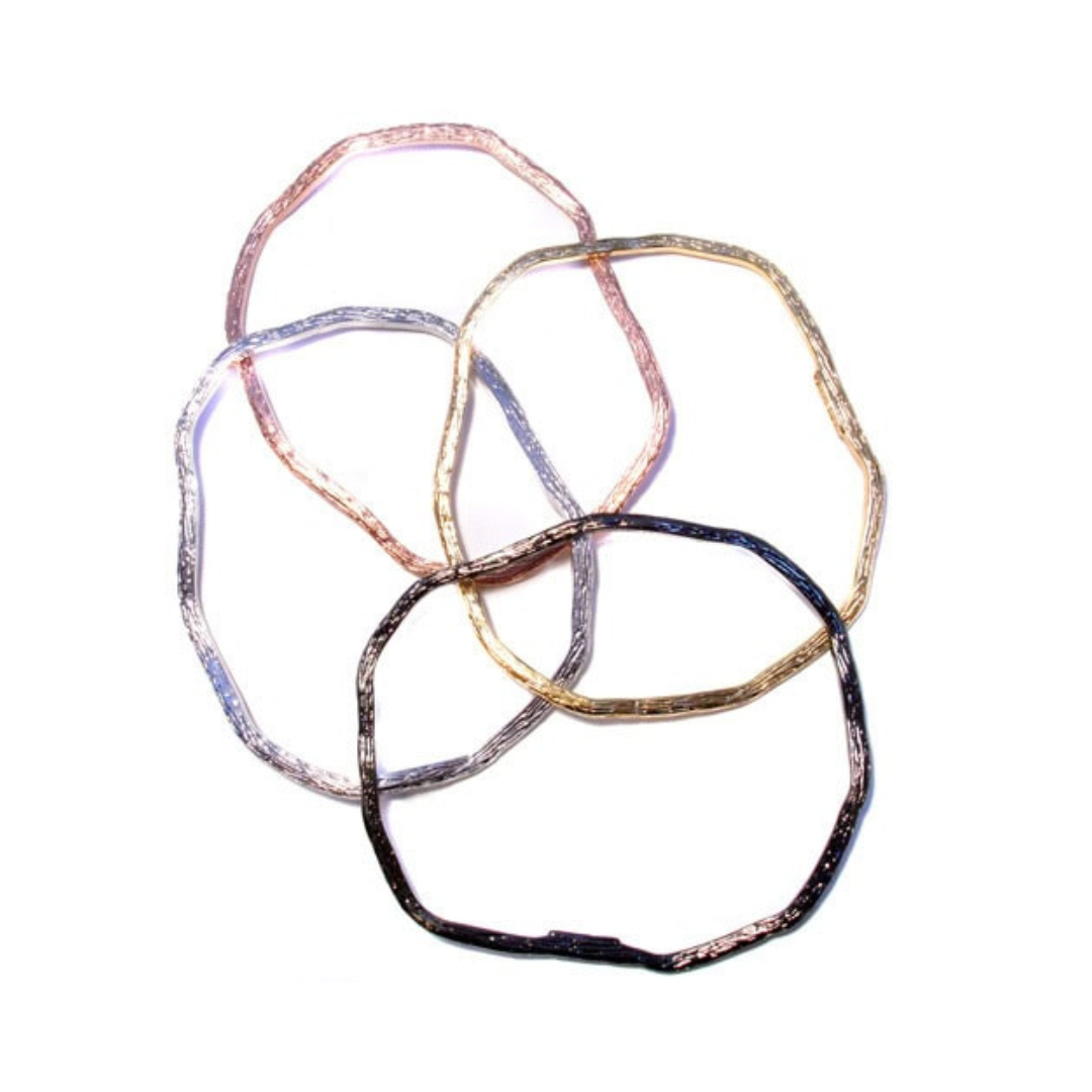 Set of colorful headbands on a white background