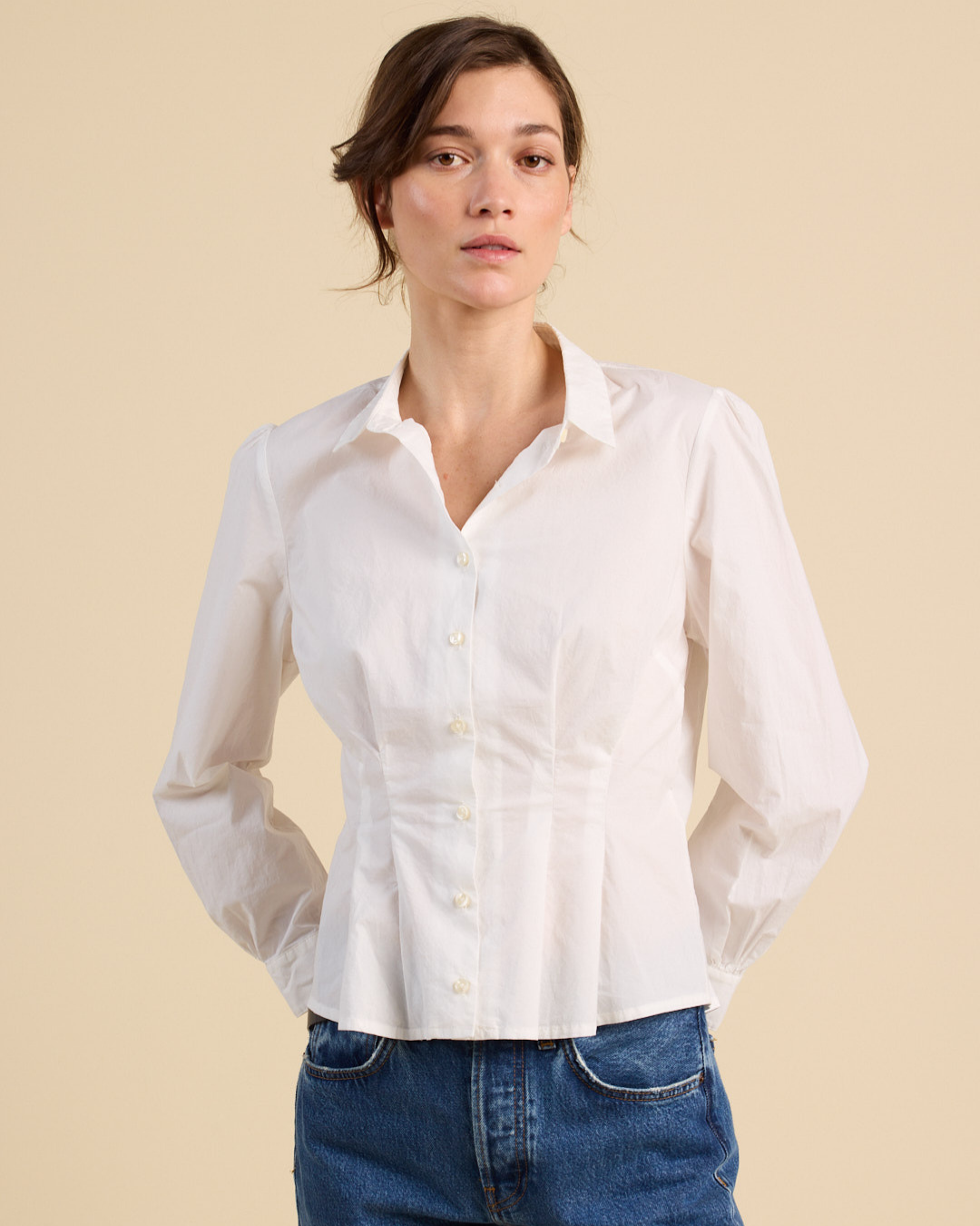 Trovata Valentina Blouse in White