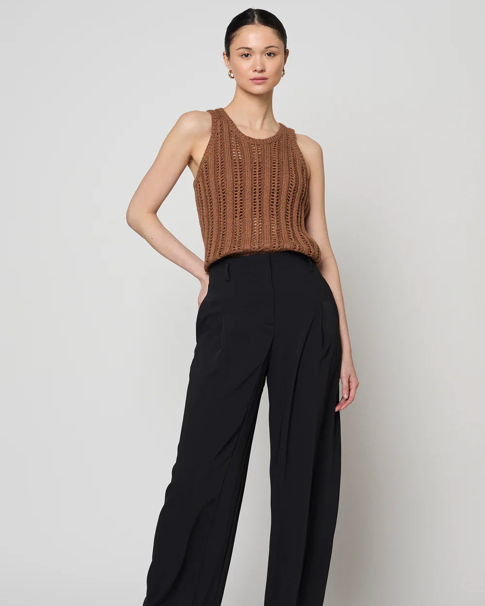 Atelier Delphine Ferrand Top Rope Knit in Wood