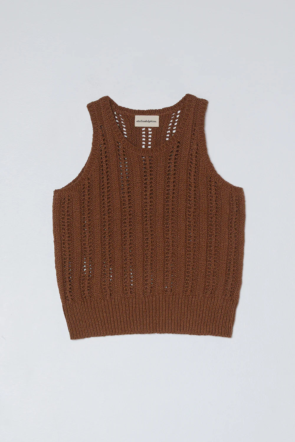 Atelier Delphine Ferrand Top Rope Knit in Wood