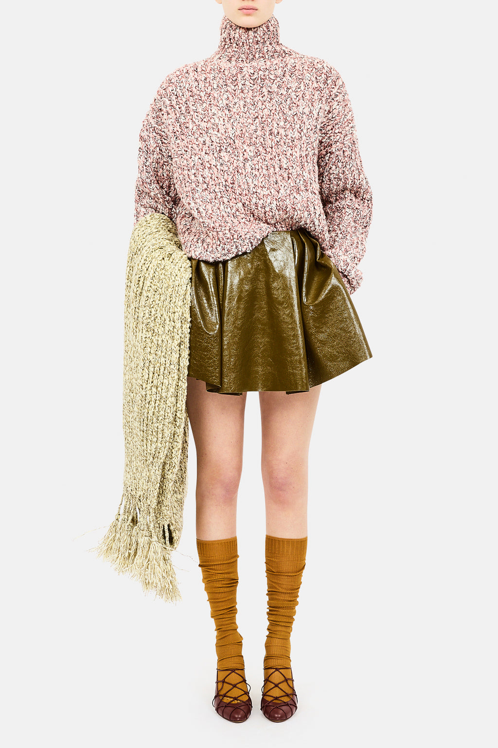 Ulla Johnson Albie Knit Pullover in Amarena