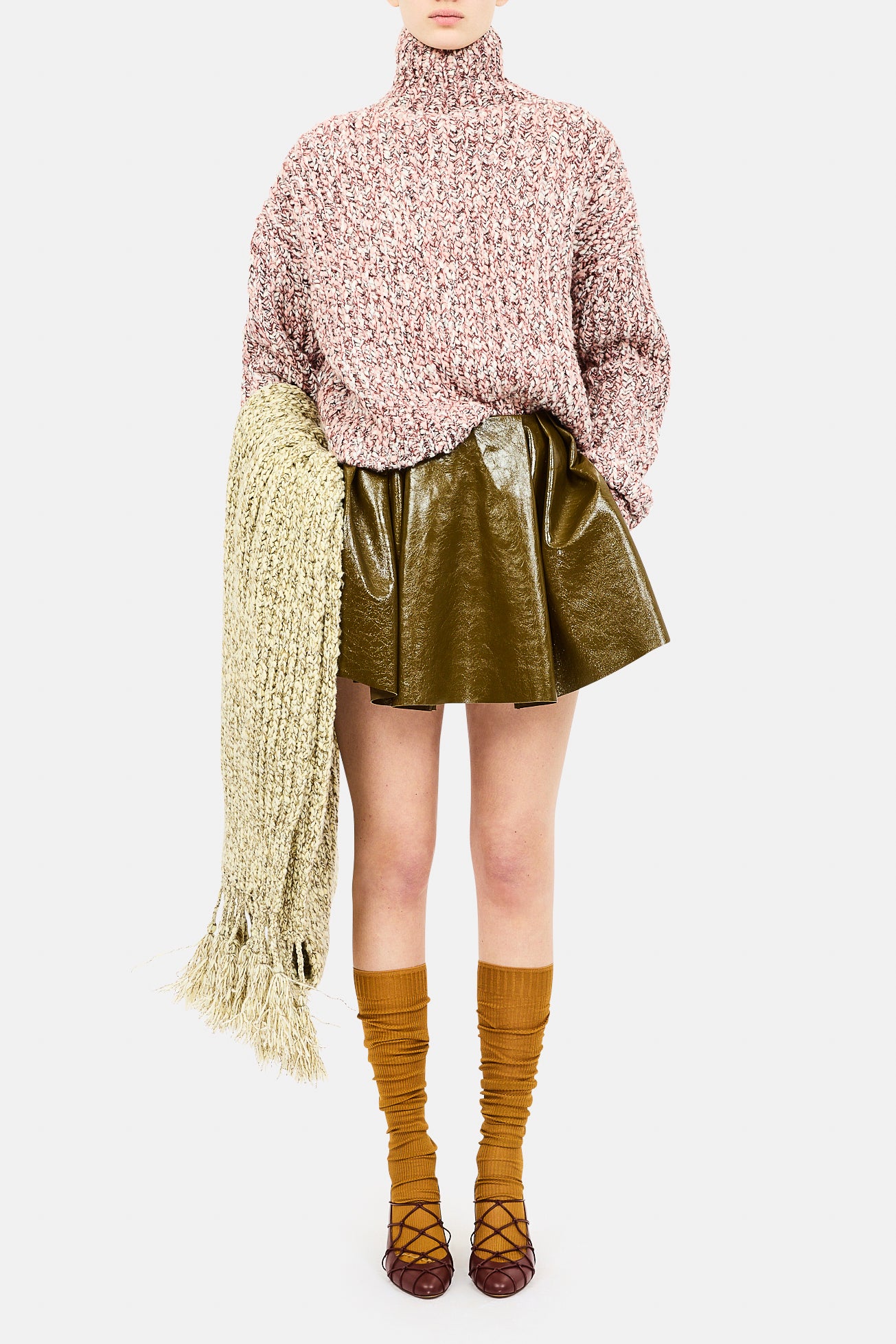 Ulla Johnson Albie Knit Pullover in Amarena