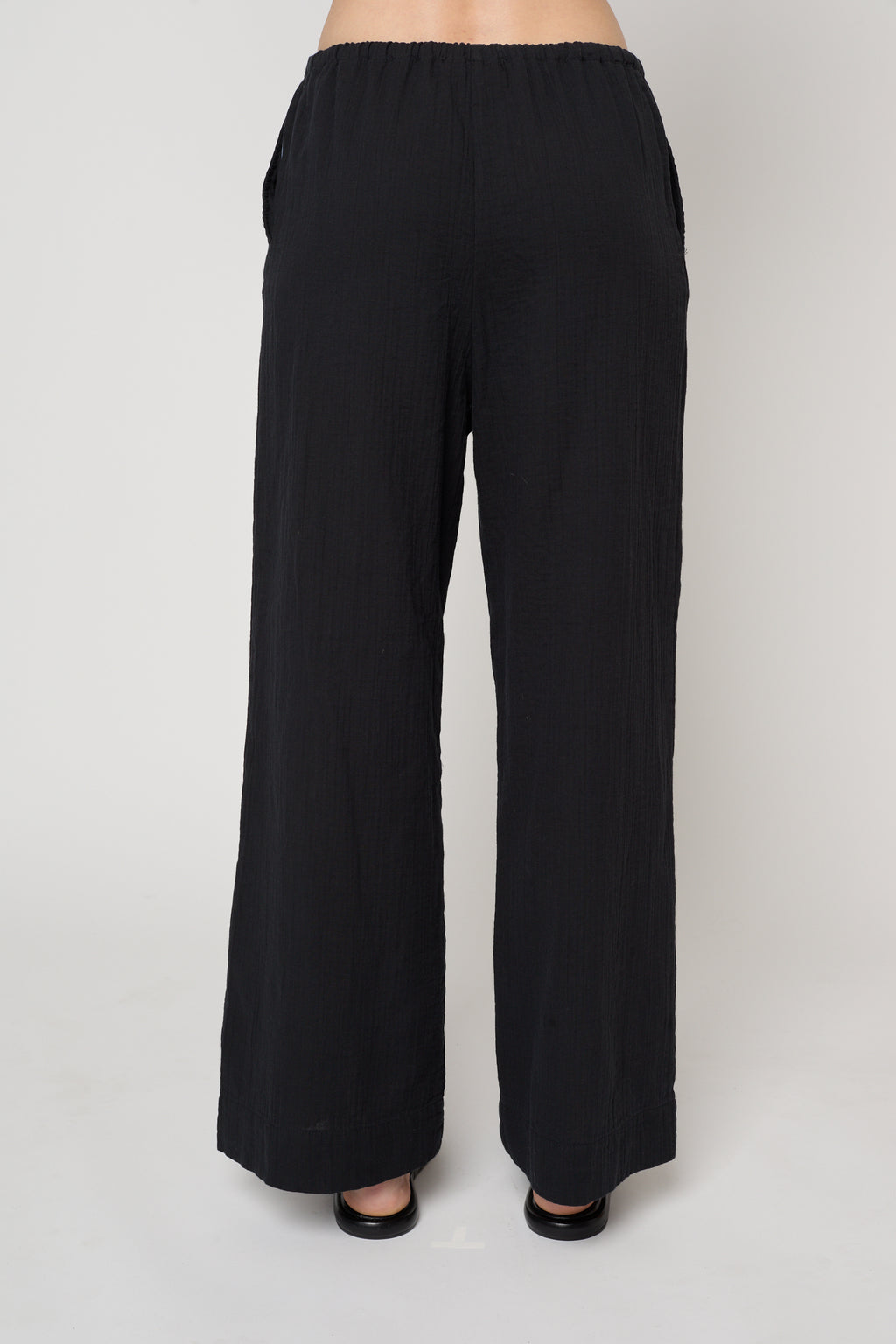 Atelier Delphine Drawstring Pant in Black