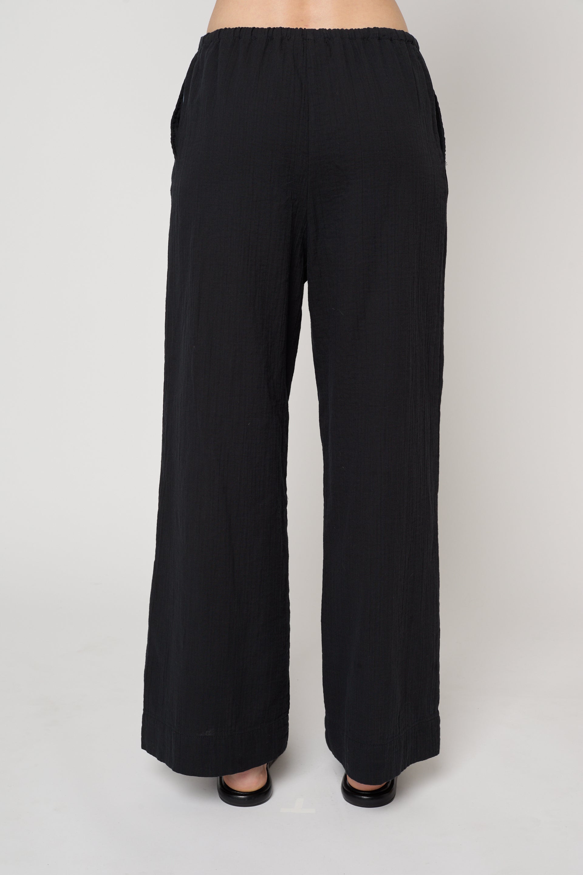 Atelier Delphine Drawstring Pant in Black