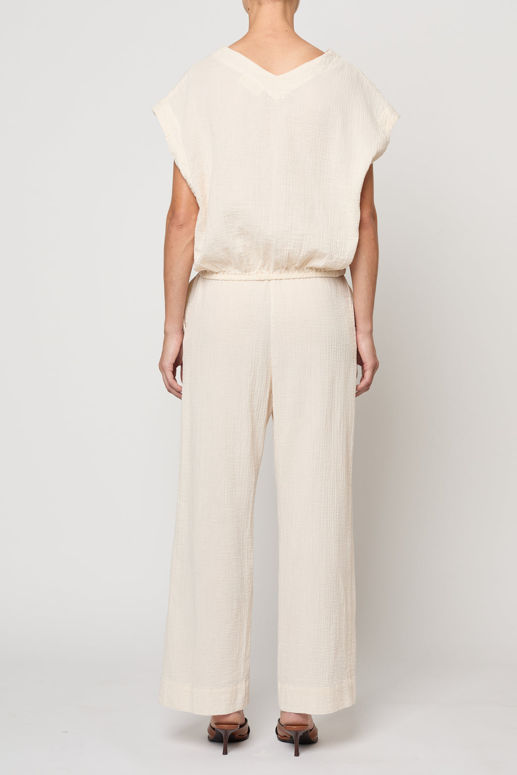Atelier Delphine Drawstring Pant in Kinari