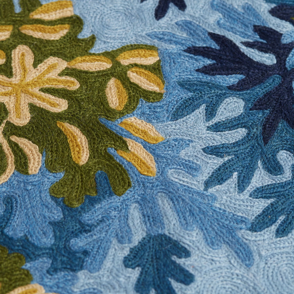 Inoui Editions Cushion Cover Fontainebleau in Blue