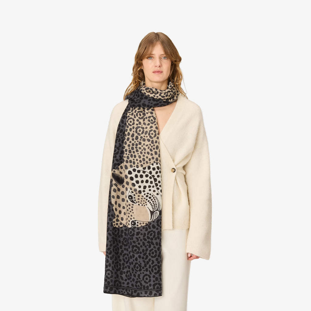 Inoui Editions Scarf Felis in Grey