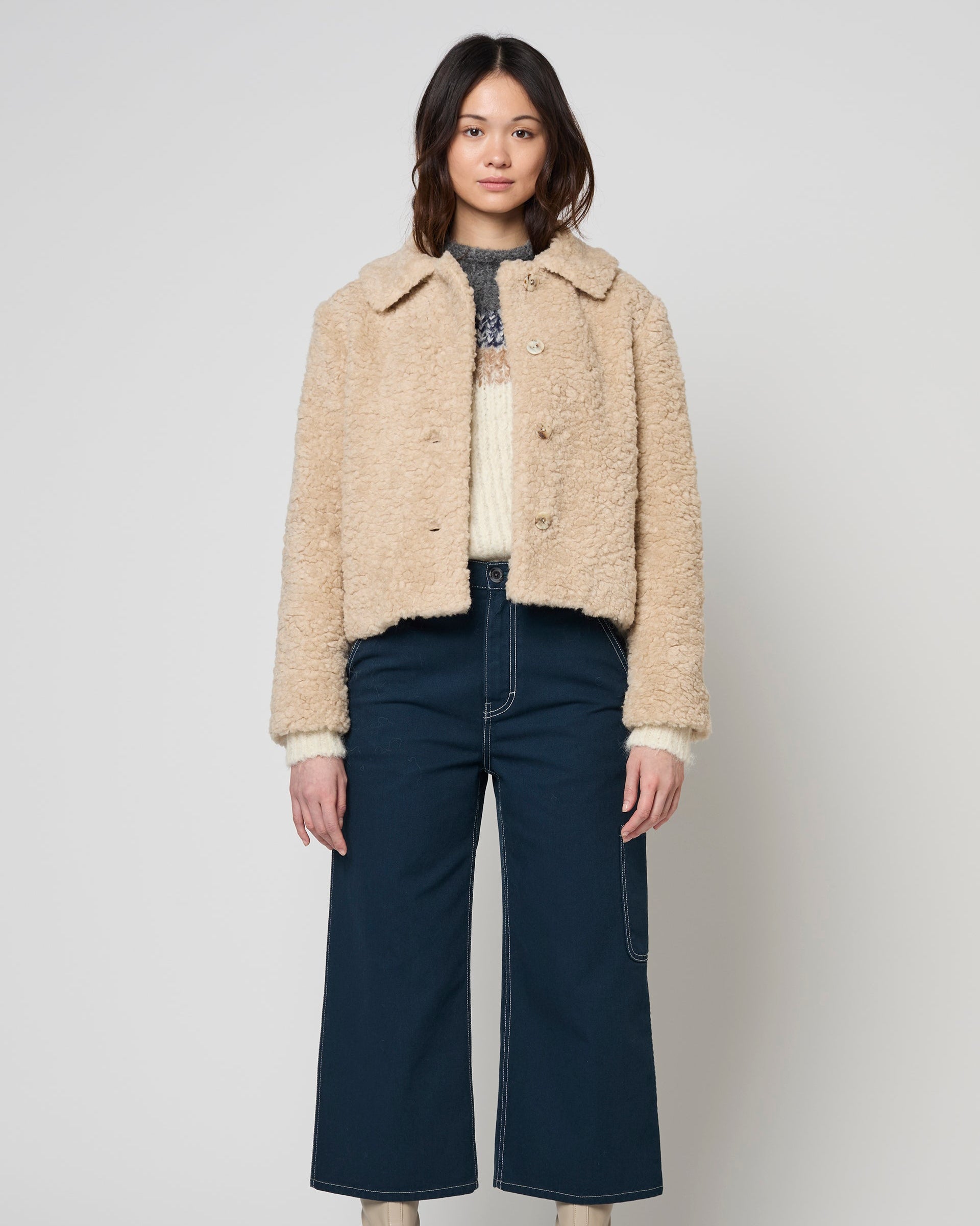 Atelier Delphine Faux Fur Jacket