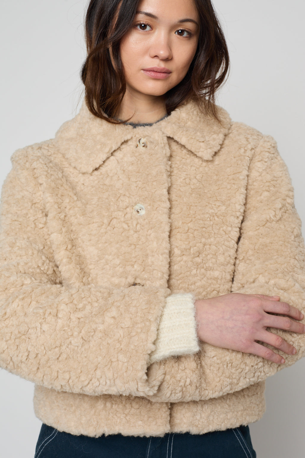 Atelier Delphine Faux Fur Jacket