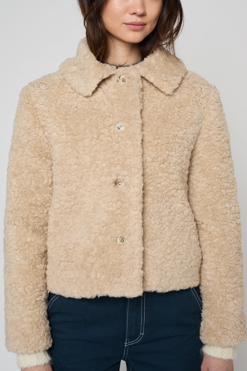 Atelier Delphine Faux Fur Jacket