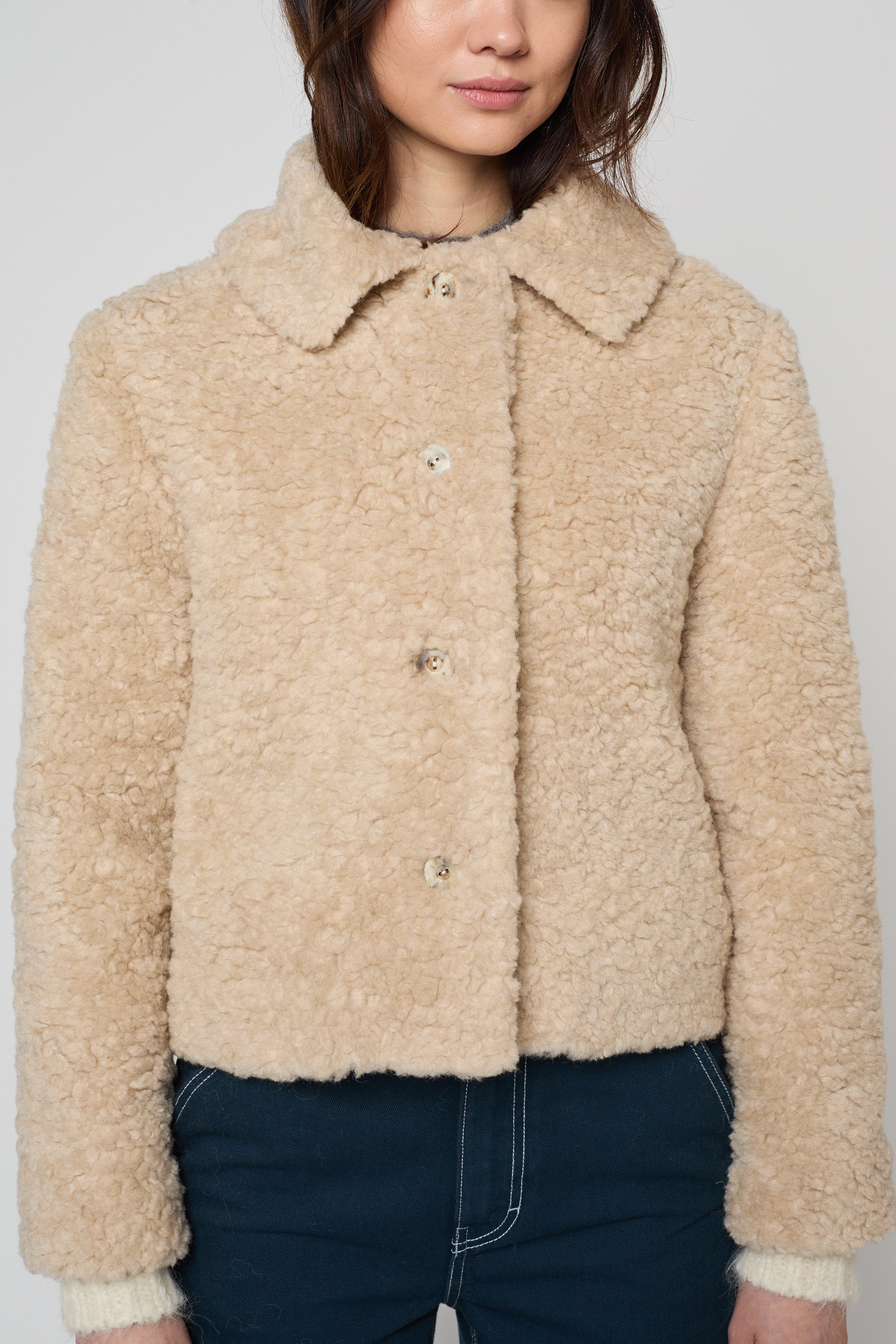 Atelier Delphine Faux Fur Jacket