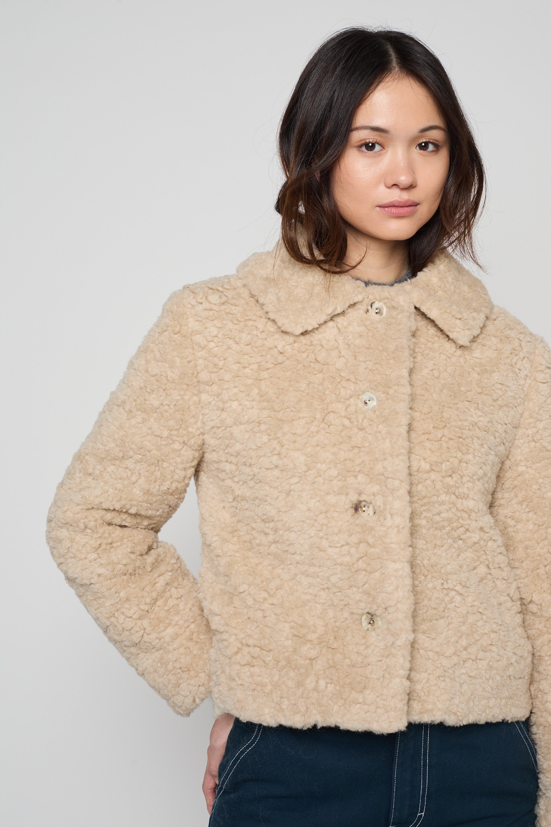 Atelier Delphine Faux Fur Jacket