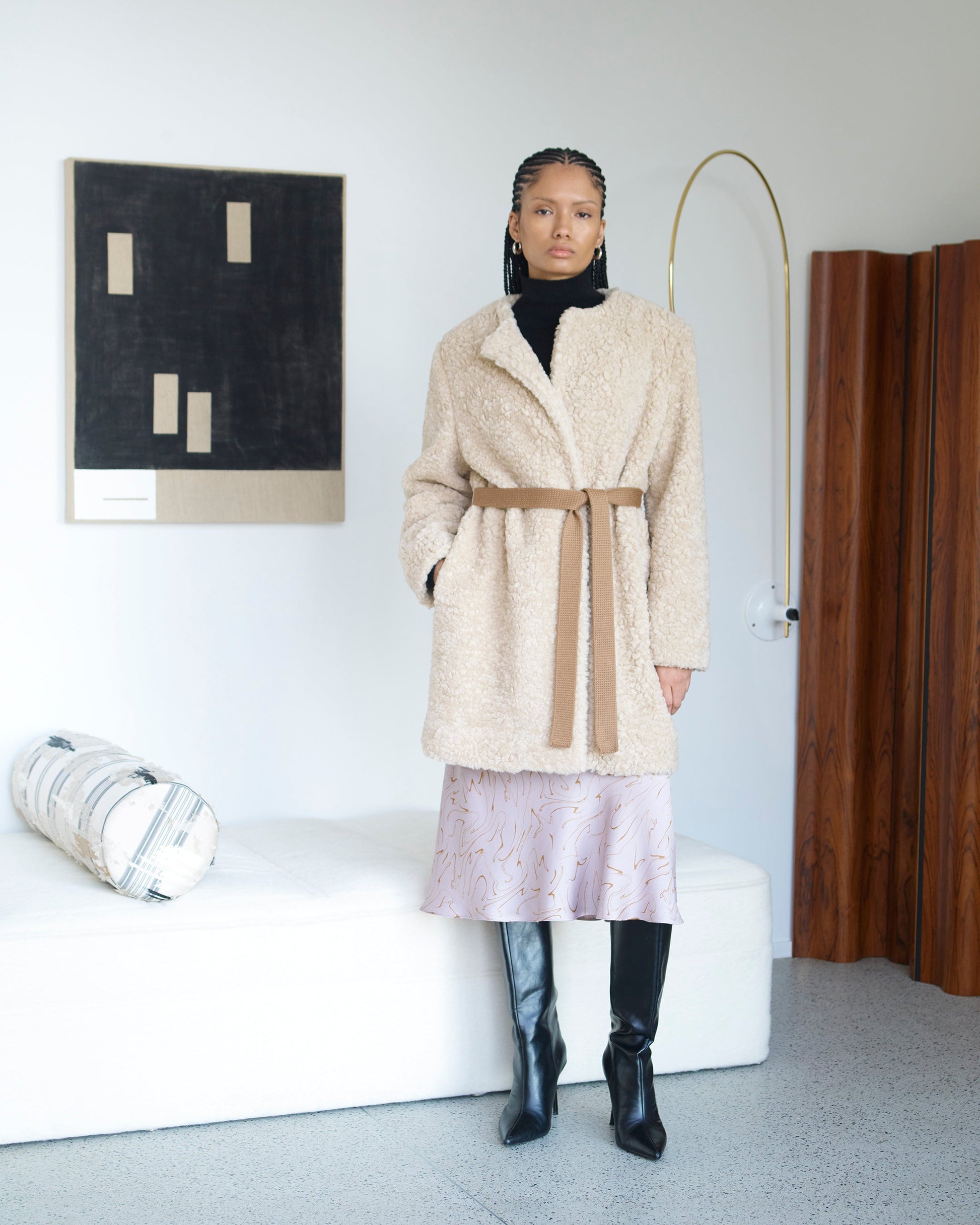 Atelier Delphine Faux Fur Coat