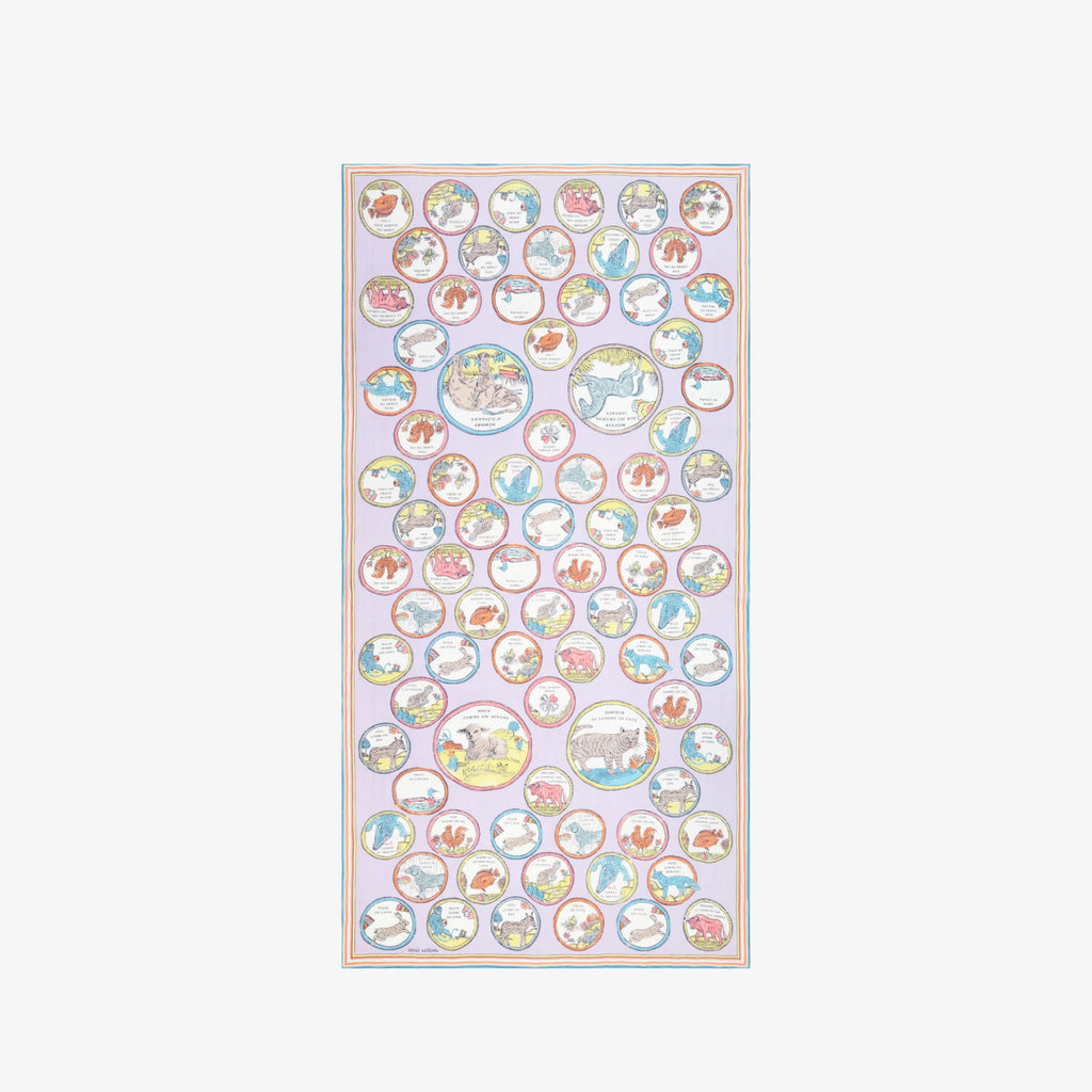Inoui Editions Scarf Chance Inoui in Lilac