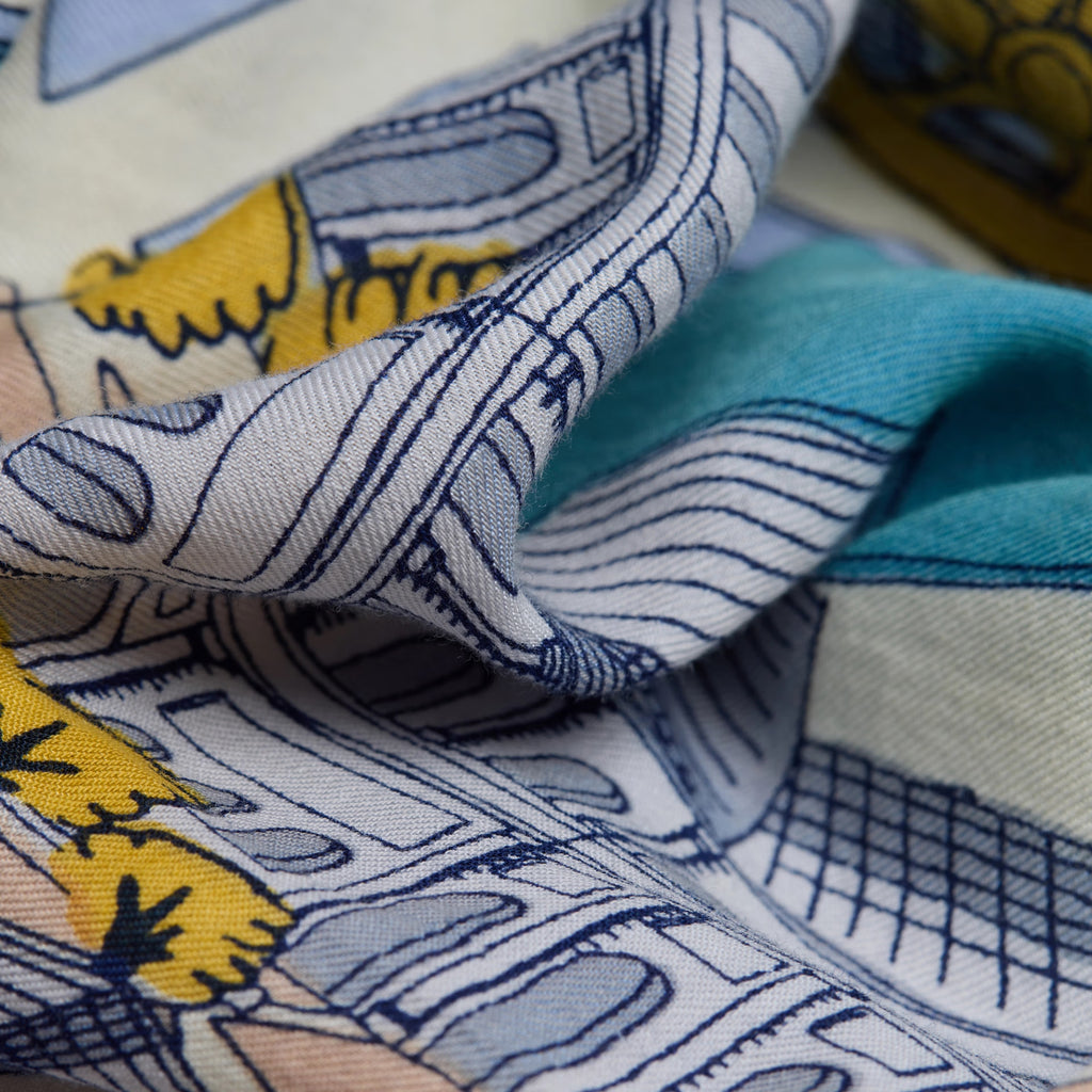 Inoui Editions Scarf Rome in Grey