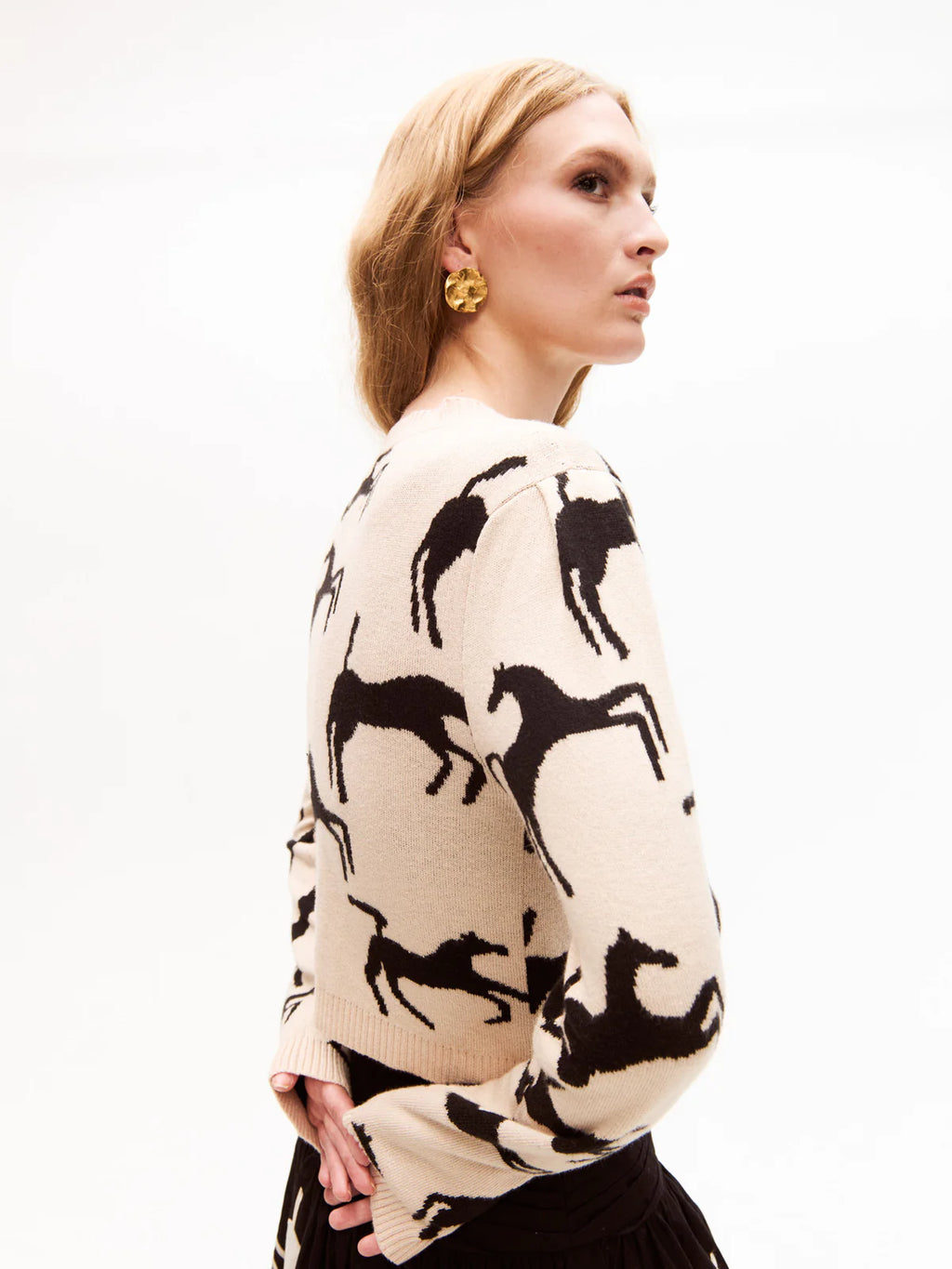 Carolina K Cardigan Wild Horses