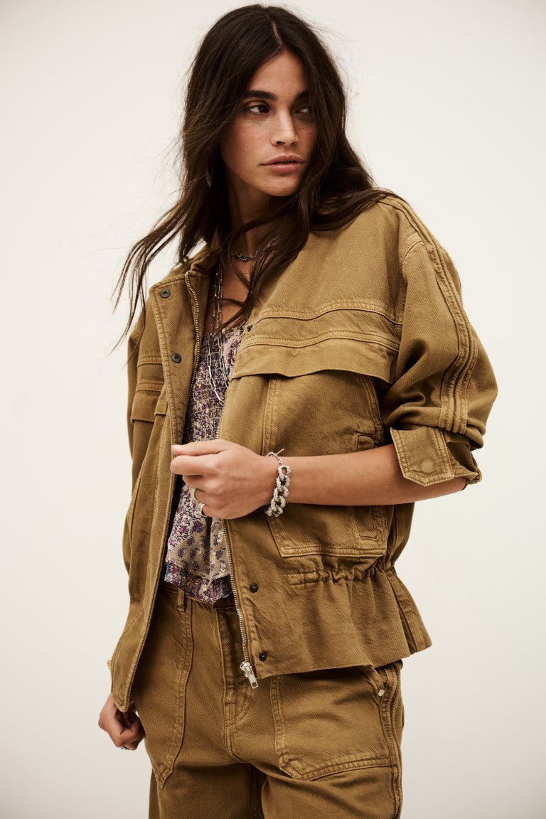 Ba&sh Coly Jacket in Camel