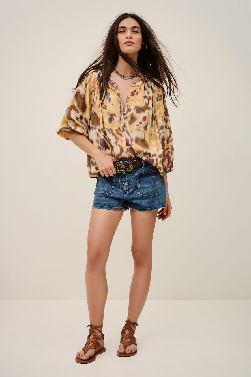 Ba&sh Maelle Shirt in Jaune