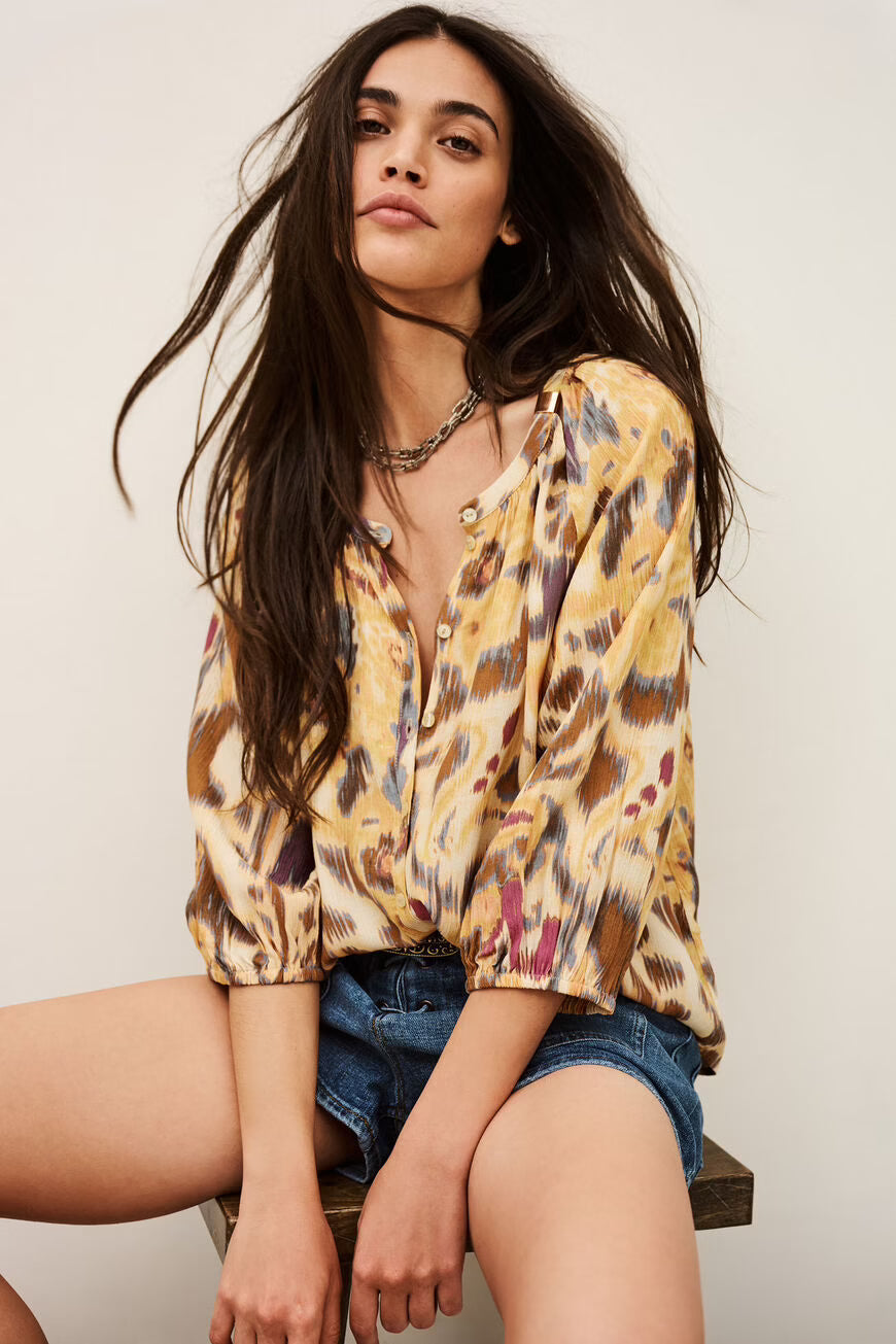 Ba&sh Maelle Shirt in Jaune