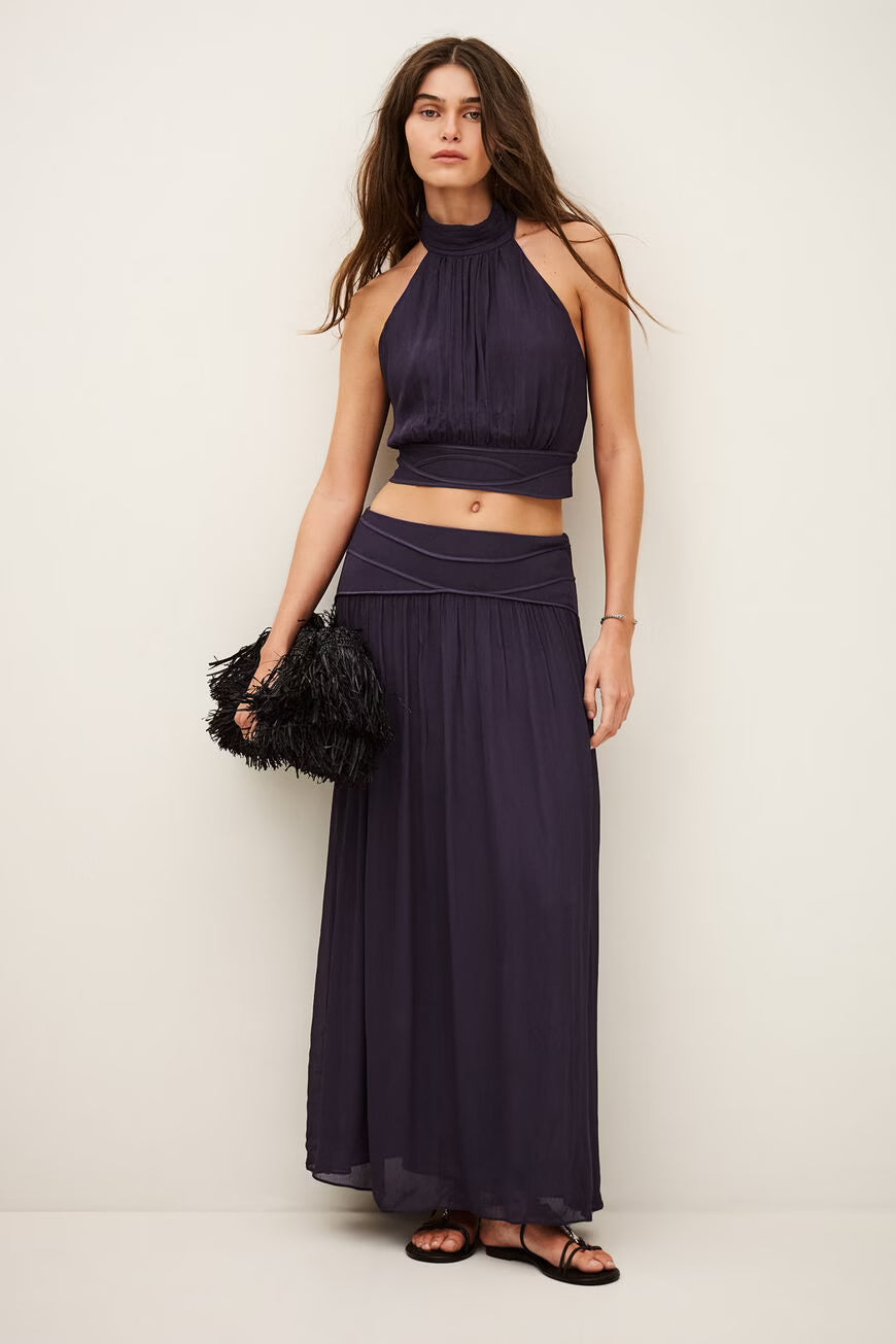 Ba&sh Olivia Skirt in Raisin