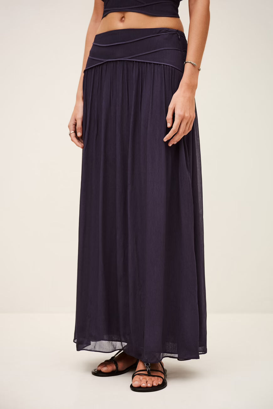 Ba&sh Olivia Skirt in Raisin