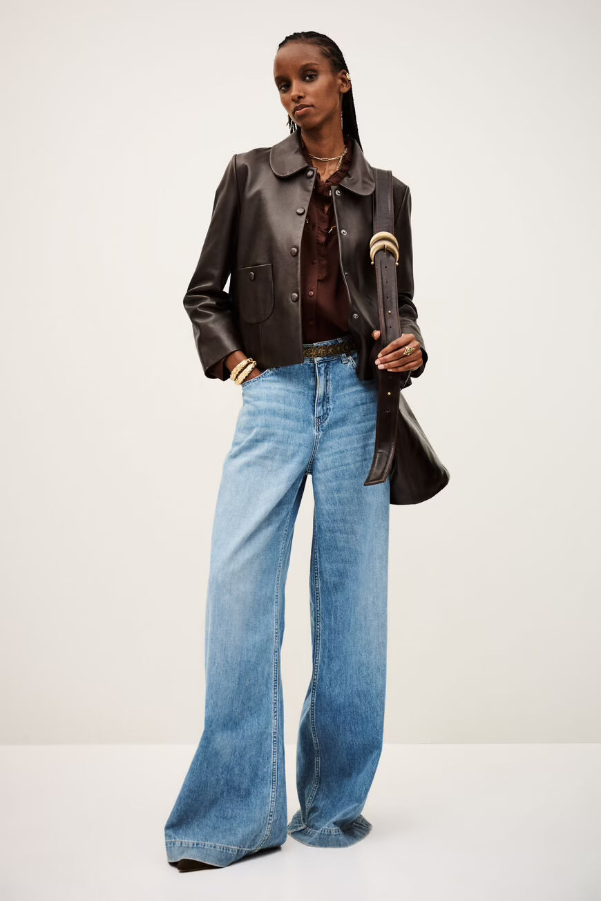 Ba&sh Milos Jacket in Marron