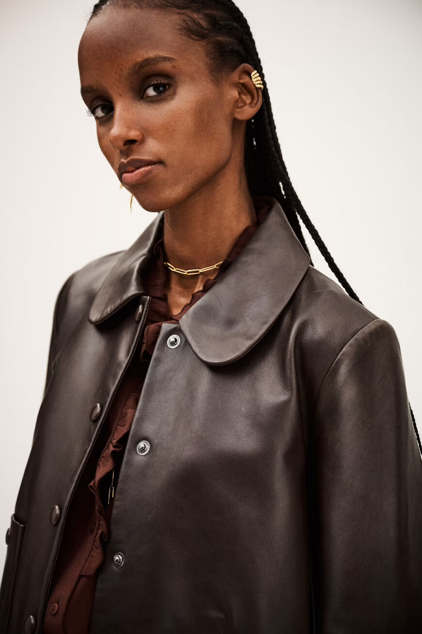 Ba&sh Milos Jacket in Marron