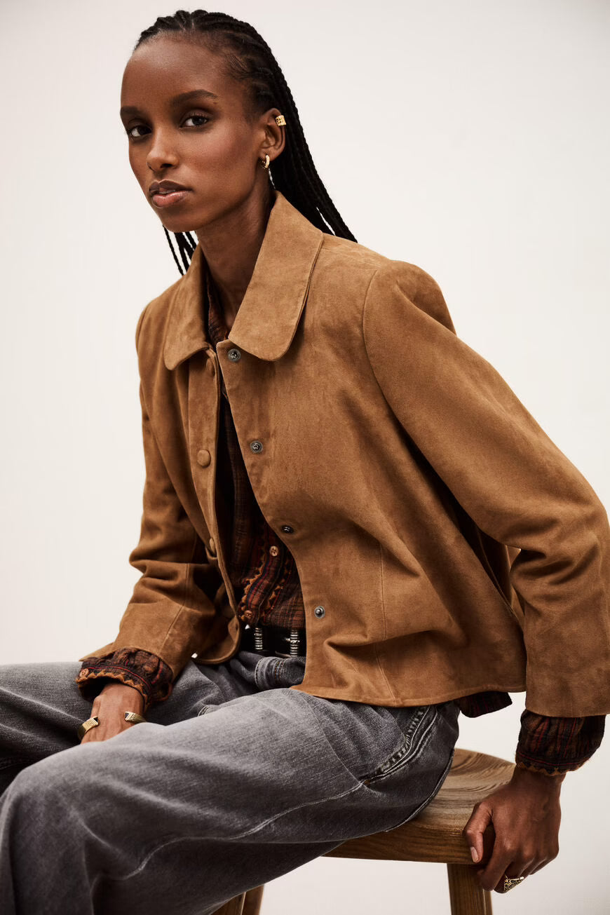 Ba&sh Milas Jacket in Camel