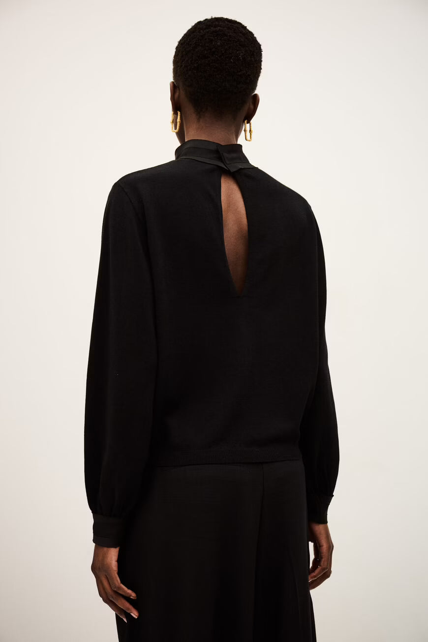 Ba&sh Djoumana Jumper in Noir