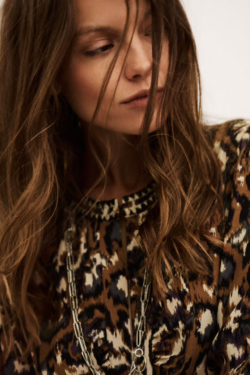 Ba&sh Onoa Dress in Ocre