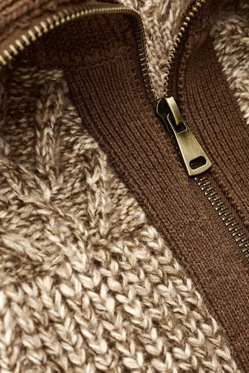 Ba&sh Rabel Cardigan in Marron