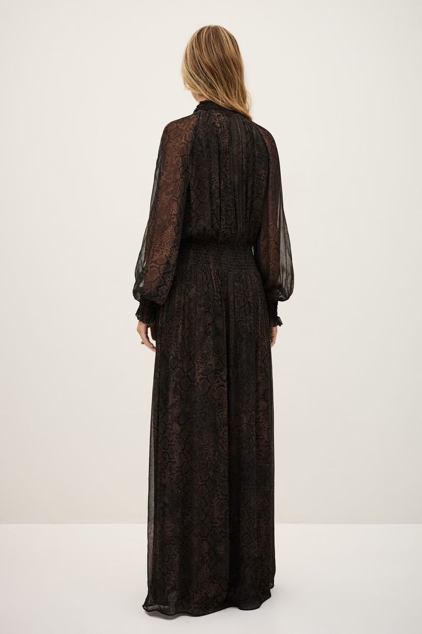 Ba&sh Smoky Dress in Marron