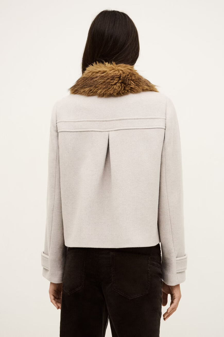 Ba&sh Terry Coat in Ecru