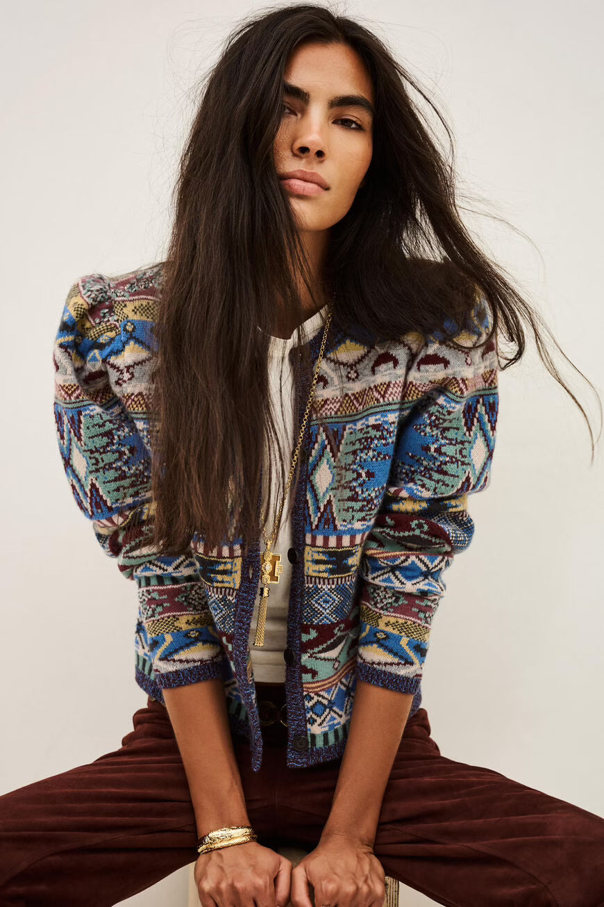 Ba&sh Maja Cardigan in Multicolor
