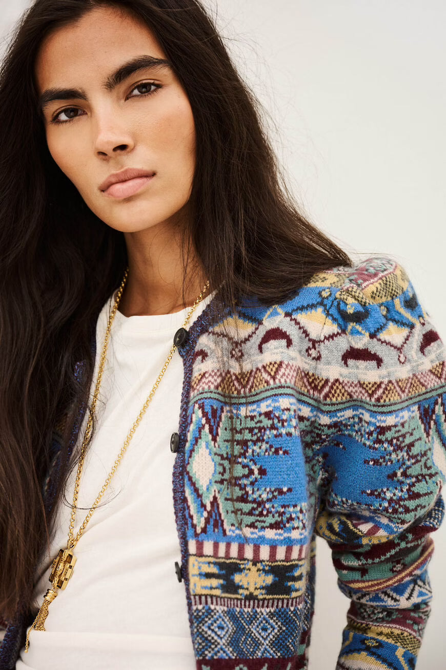 Ba&sh Maja Cardigan in Multicolor