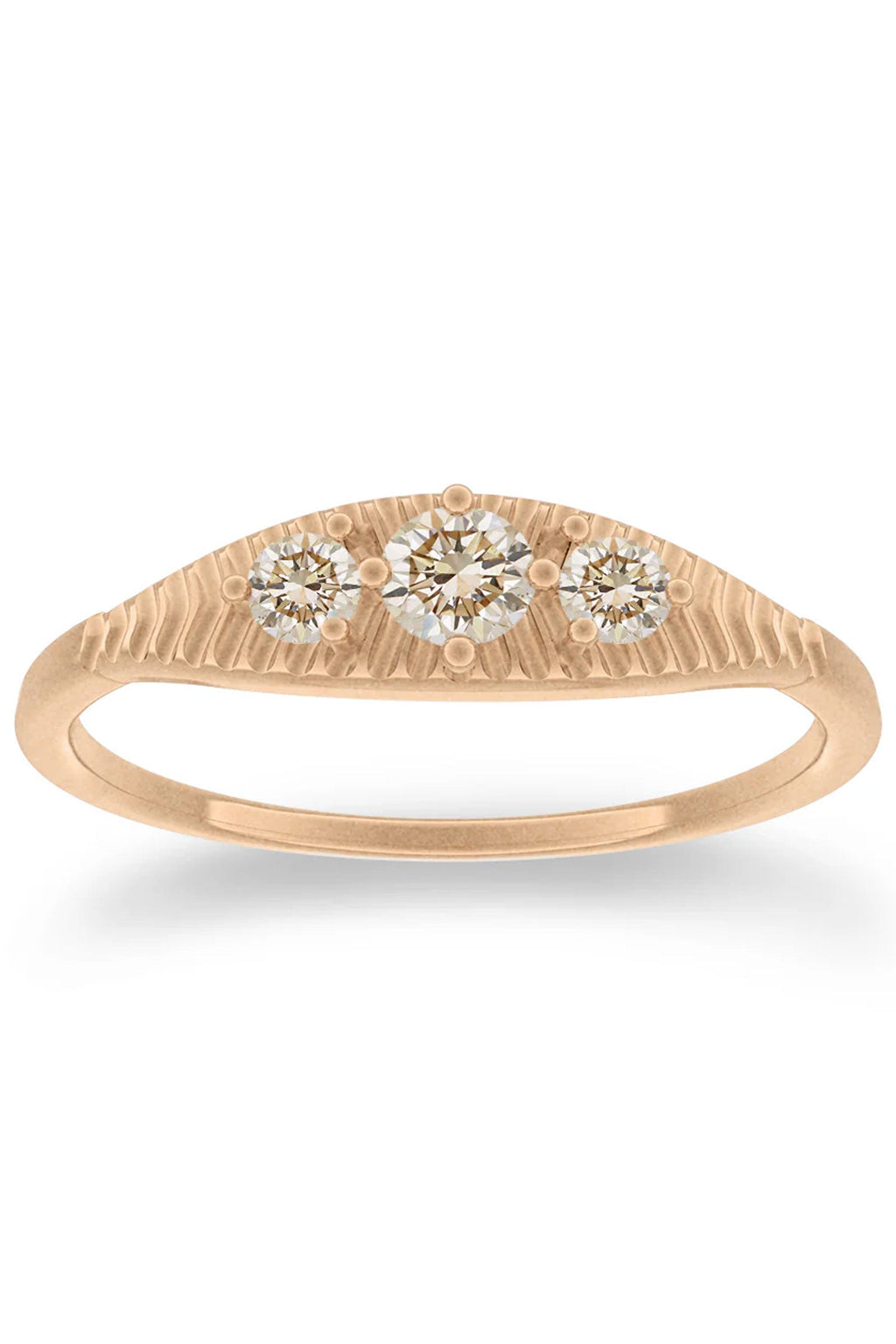 Valley Rose 14K Gold Mojave Champagne Diamond Ring