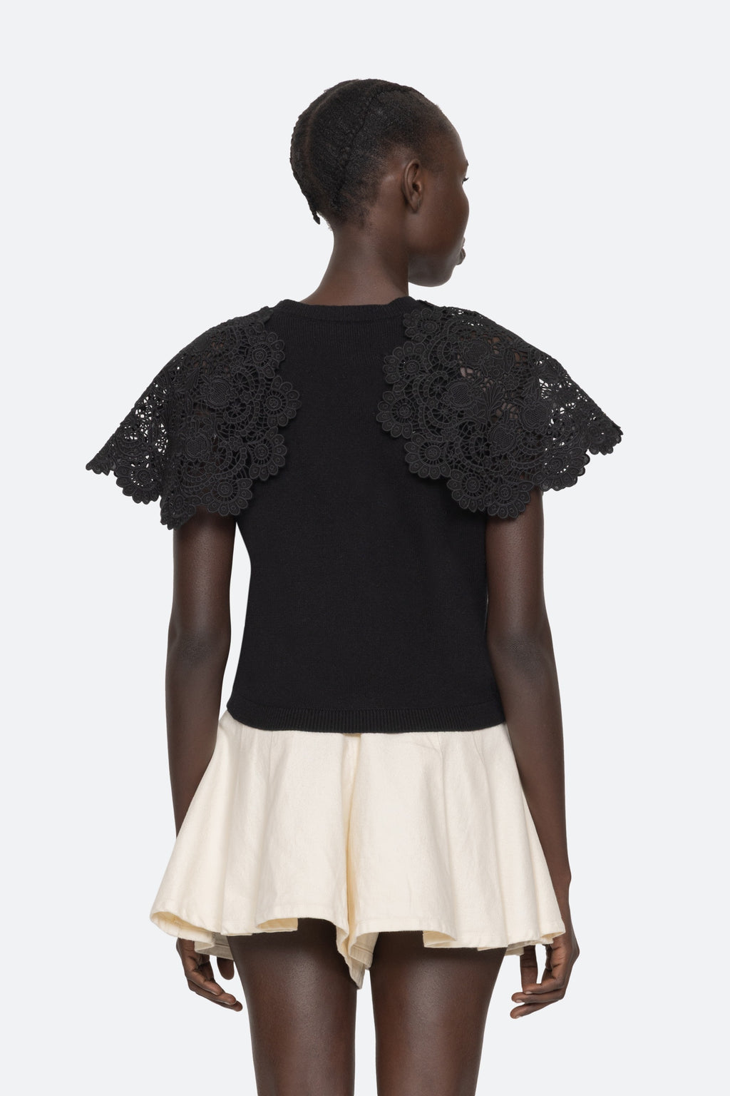 Sea New York Sofia Embroidery Combo Sweater