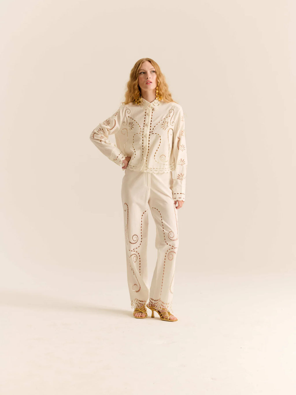 Carolina K Lizz Jacket in Off White