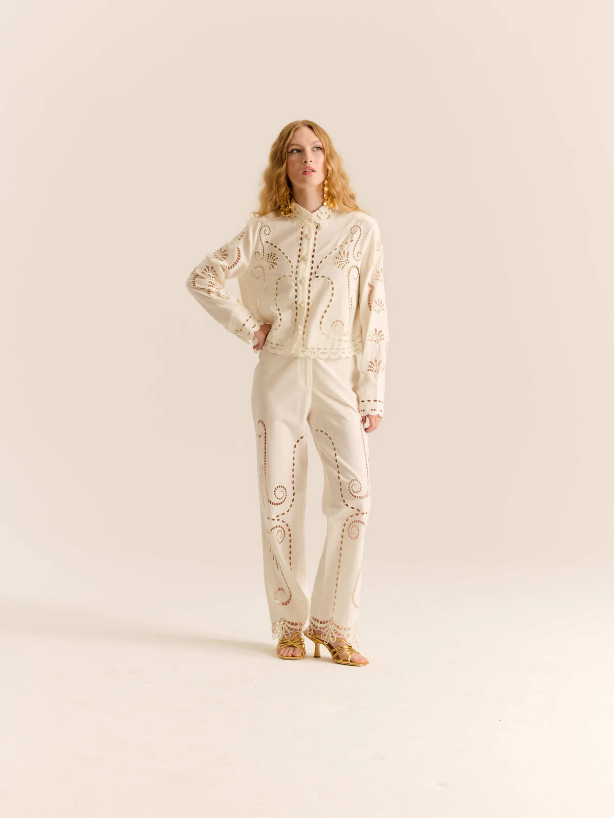Carolina K Lizz Jacket in Off White